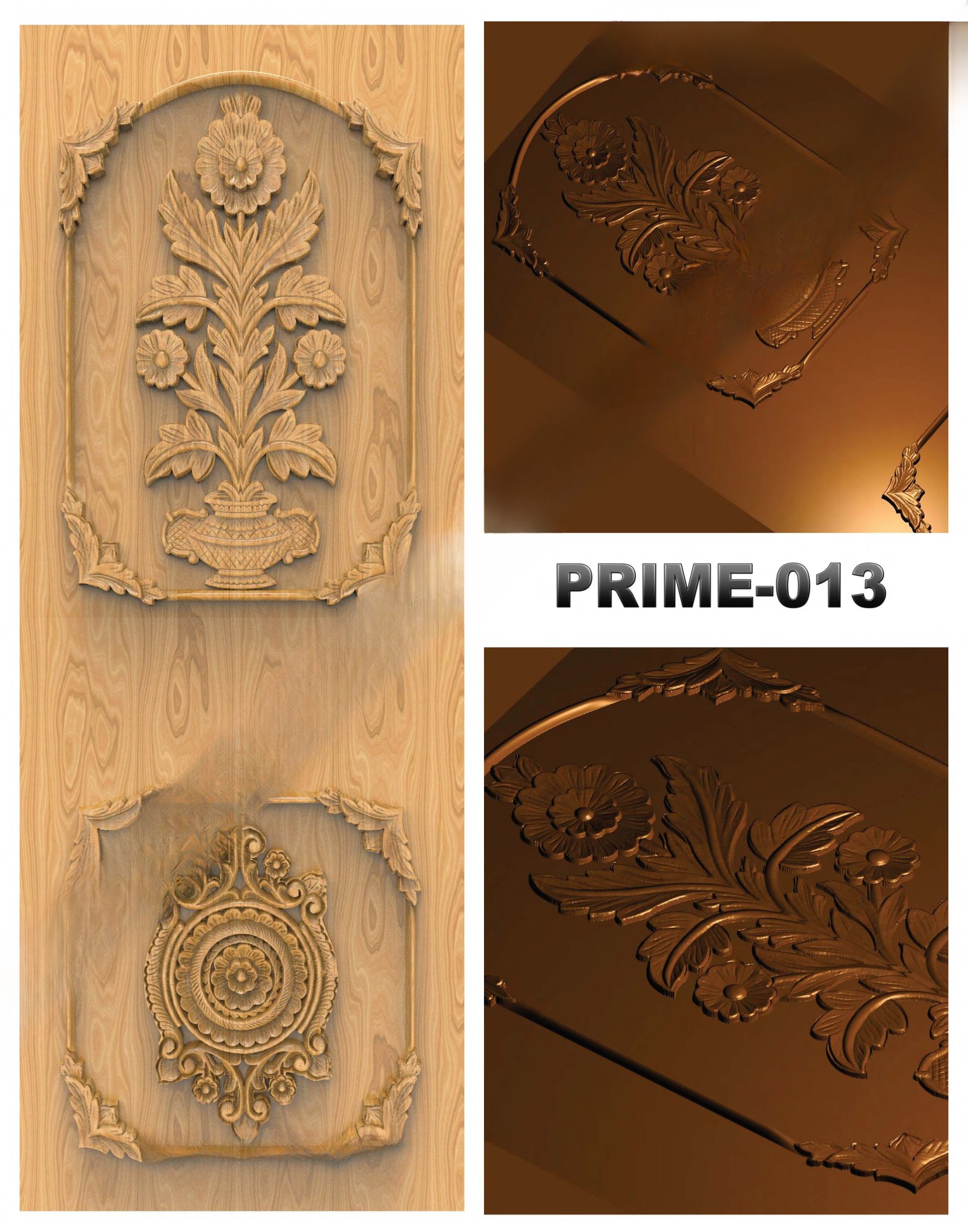 prime designs - PRIME-13 Divine Carved Relief CNC Design